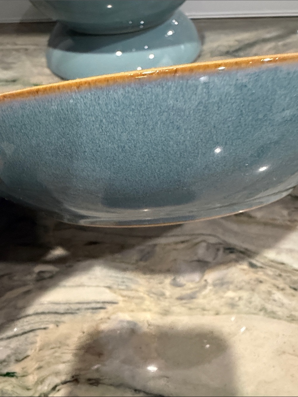 Set of 4 Blue Ombre Ceramic Bowls - Picture 7 of 8